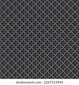 seamless geometric pattern black and white square background, vector, illustration