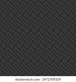 Seamless Geometric pattern. Black and white seamless pattern designs suitable for Backgrounds, Interiors, Textiles, Tiles, Wallpapers, Printing, Textures, Fabrics, Cover, etc. EPS 10