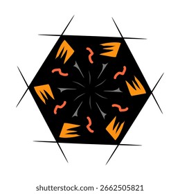 plano de fundo preto-e-branco com padrão geométrico contínuo