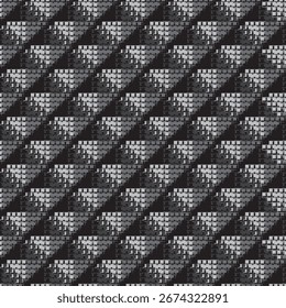 seamless geometric pattern. black and white background, vector, illustration