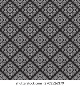 Patrón geométrico sin fisuras fondo blanco y negro, Vector, ilustración