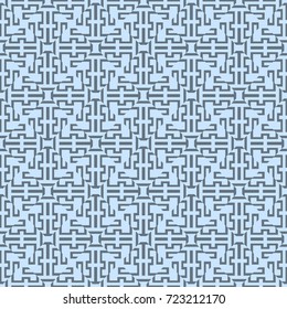 seamless geometric pattern in blue color tone. vector illustration