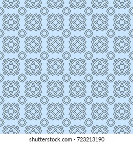 seamless geometric pattern in blue color tone. vector illustration