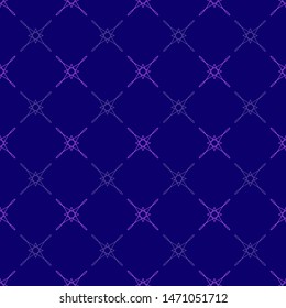 
seamless geometric pattern with blue shapes on a dark background