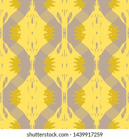 Seamless geometric pattern. Bright color mosaic. For design and decoration of different surfaces.