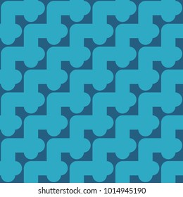 Seamless geometric pattern. Bright colors and simple shapes. Trendy seamless pattern designs.
