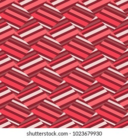 Seamless geometric pattern. Bright colors and simple shapes. Trendy seamless pattern designs.