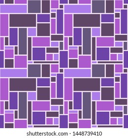 Seamless geometric pattern. Bright design consisting of intersections of squares and straight squares. Fashionable coloring. Multicolor background. For stylish clothes.