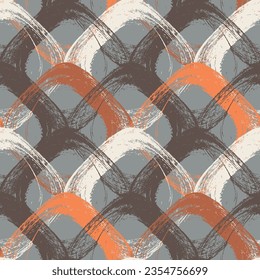 Patrón geométrico sin foco. Textura del pincel.