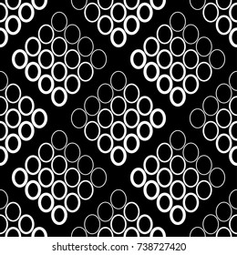 Seamless geometric pattern. Bubbles texture. Textile rapport.