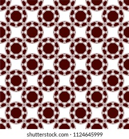 Seamless geometric pattern of burgundy color
