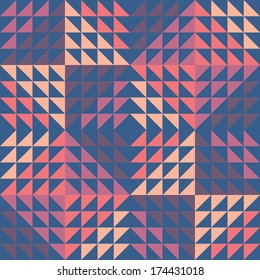 Seamless geometric pattern. Can be used for website background, book design. Vector illustration