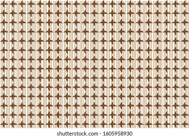 Seamless geometric pattern in caramel color