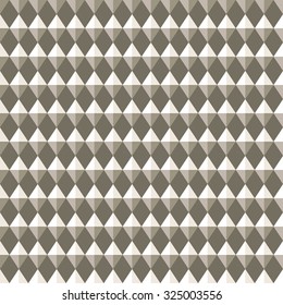Seamless geometric pattern. Carbon texture. Rhombus convex shine light figures on gray background. Silver colored. Vector 