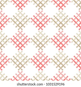 Seamless geometric pattern. Pattern cell. Scribble texture. Textile rapport.