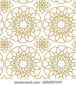 Seamless geometric pattern with Celtic ornament design background