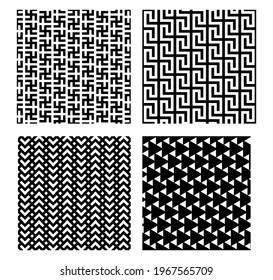 Seamless Geometric pattern in Chinese style vector