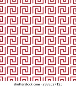 Seamless geometric pattern in Chinese style