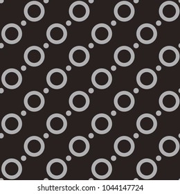 Seamless geometric pattern with circles