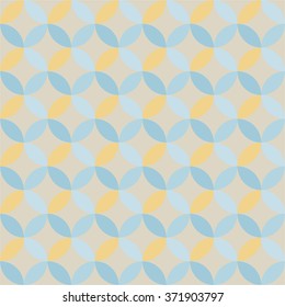 Seamless geometric pattern of circles