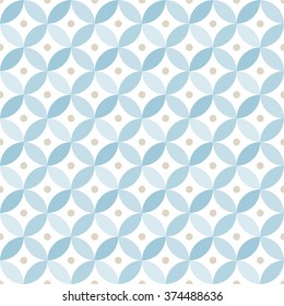 Seamless geometric pattern of circles