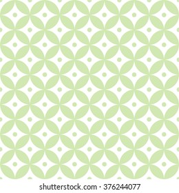 Seamless geometric pattern of circles