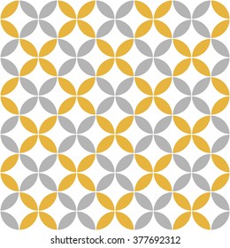Seamless geometric pattern of circles