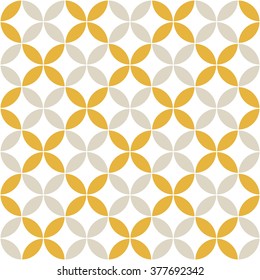 Seamless geometric pattern of circles