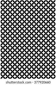 Seamless geometric pattern of circles