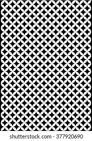 Seamless geometric pattern of circles