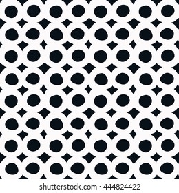 Seamless geometric pattern of circles