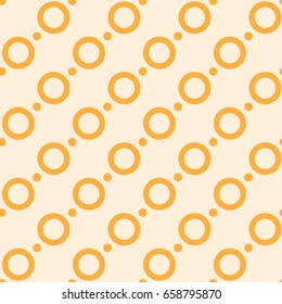 Seamless geometric pattern with circles