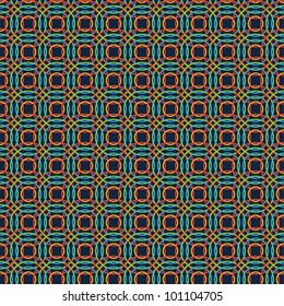 Seamless geometric pattern with circles. Can be used in textiles, for book design, website background.
