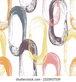 Seamless geometric pattern. Circles. Color print.