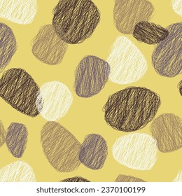 Seamless geometric pattern. Circles. Color print.