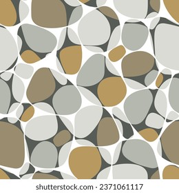 Seamless geometric pattern. Circles. Color print.