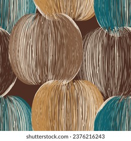 Seamless geometric pattern. Circles. Color print.