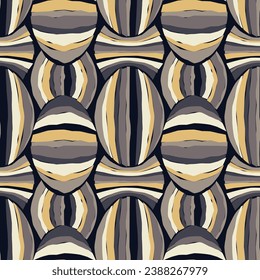Seamless geometric pattern. Circles. Color print.
