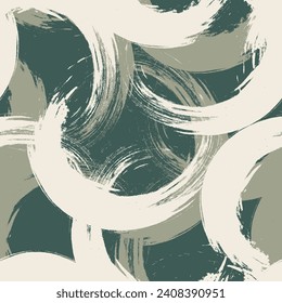 Seamless geometric pattern. Circles. Color print.