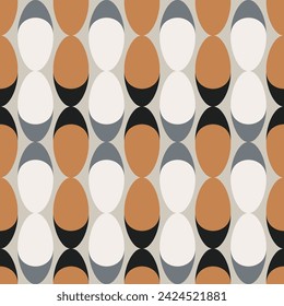 Seamless geometric pattern. Circles. Color print.