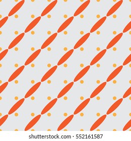 Seamless geometric pattern of circles and ellipses