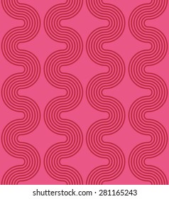 Seamless geometric pattern of circles. Pattern of lines.