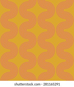 Seamless geometric pattern of circles. Pattern of lines.