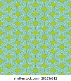 Seamless geometric pattern of circles. Pattern of lines.