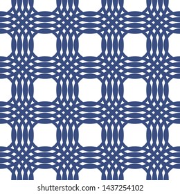 Seamless Geometric Pattern with Circles and Semicircles, Scandinavian Style. Abstract Modern Background
