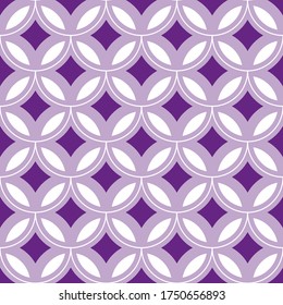 Patrón geométrico sin soldadura con círculos y cuadrados. Arte vectorial.