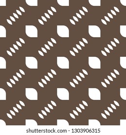 Seamless geometric pattern with circles. Vector art.