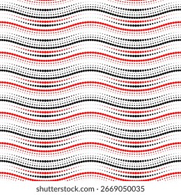 seamless geometric pattern of circles, vector, halftone 