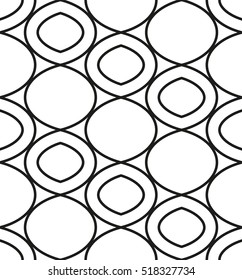 Seamless Geometric Pattern Circles Vector Art Stock Vector (Royalty ...