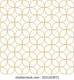 Seamless geometric pattern. Circles. White background.